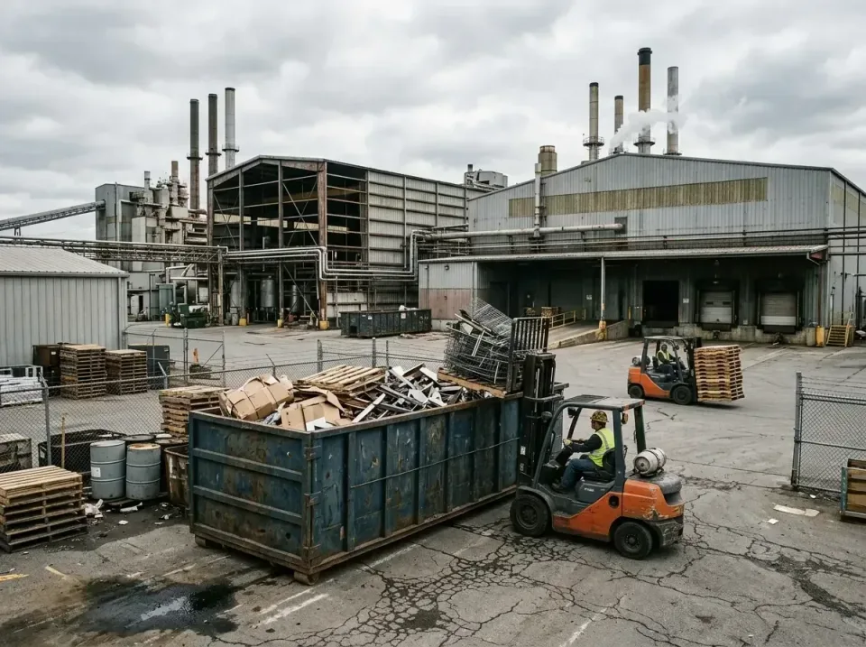 industrial-factory-scrap-conta-003 — frequently asked questions, Cheap Roll-off Dumpster Rentals in West Bend, WI